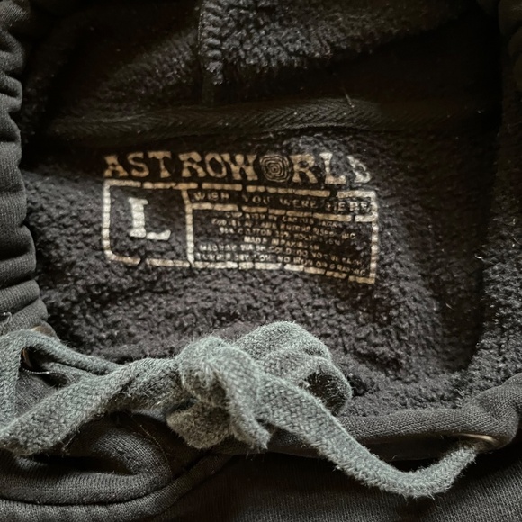 Astroworld Tour Travis Scott Wish You Were Here Unisex Embroidered Hoodie Size L - Picture 4 of 5